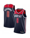 Rui Hachimura Washington Wizards Jordan Brand 2020/21 Swingman Player Jersey - Statement Edition - Navy