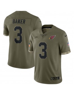 Budda Baker Arizona Cardinals Nike 2022 Salute To Service Limited Jersey - Olive