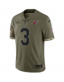 Budda Baker Arizona Cardinals Nike 2022 Salute To Service Limited Jersey - Olive