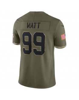 J.J. Watt Arizona Cardinals Nike 2022 Salute To Service Limited Jersey - Olive