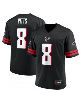 Men's Kyle Pitts Black Atlanta Falcons Replica Player Jersey