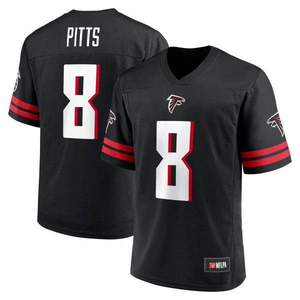 Men's Kyle Pitts Black Atlanta Falcons Replica Player Jersey