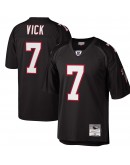 Michael Vick Atlanta Falcons Mitchell & Ness Big & Tall 2002 Retired Player Replica Jersey - Black