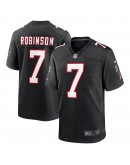 Bijan Robinson Atlanta Falcons Nike 2023 NFL Draft First Round Pick Throwback Game Jersey - Black