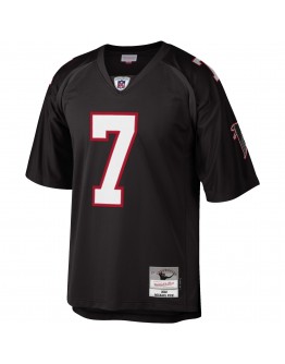 Michael Vick Atlanta Falcons Mitchell & Ness Big & Tall 2002 Retired Player Replica Jersey - Black