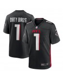 Dirty Birds Atlanta Falcons Nike Game Jersey - Black