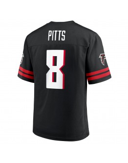 Men's Kyle Pitts Black Atlanta Falcons Replica Player Jersey