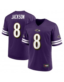 Men's Lamar Jackson Purple Baltimore Ravens Replica Player Jersey