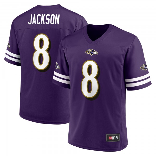 Men's Lamar Jackson Purple Baltimore Ravens Replica Player Jersey