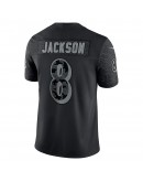 Lamar Jackson Baltimore Ravens Nike RFLCTV Limited Jersey - Black