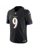 Justin Tucker Baltimore Ravens Nike Vapor F.U.S.E. Limited Jersey - Black