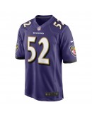 Ray Lewis Baltimore Ravens Nike Retired Player Game Jersey - Purple