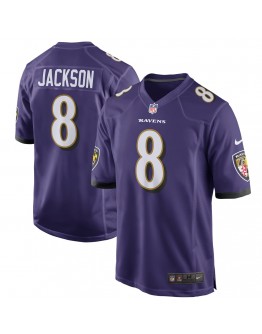 Lamar Jackson Baltimore Ravens Nike Game Player Jersey - Purple