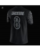 Lamar Jackson Baltimore Ravens Nike RFLCTV Limited Jersey - Black