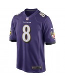 Lamar Jackson Baltimore Ravens Nike Game Player Jersey - Purple