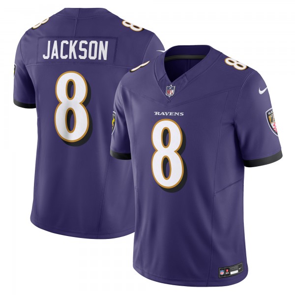 Lamar Jackson Baltimore Ravens Nike Vapor F.U.S.E. Limited Jersey - Purple