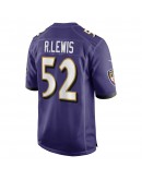 Ray Lewis Baltimore Ravens Nike Retired Player Game Jersey - Purple