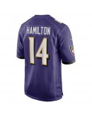 Kyle Hamilton Baltimore Ravens Nike Player Game Jersey - Purple