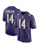 Kyle Hamilton Baltimore Ravens Nike Player Game Jersey - Purple