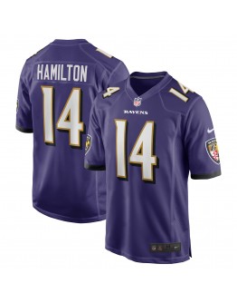 Kyle Hamilton Baltimore Ravens Nike Player Game Jersey - Purple