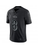 Lamar Jackson Baltimore Ravens Nike RFLCTV Limited Jersey - Black