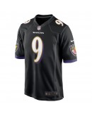 Justin Tucker Baltimore Ravens Nike Player Game Jersey - Black