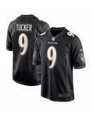 Justin Tucker Baltimore Ravens Nike Player Game Jersey - Black