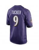 Justin Tucker Baltimore Ravens Nike Game Jersey - Purple