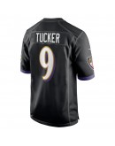 Justin Tucker Baltimore Ravens Nike Player Game Jersey - Black