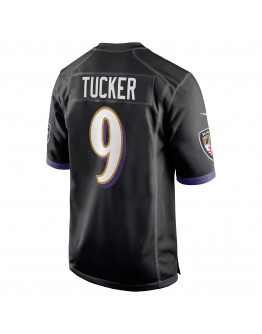 Justin Tucker Baltimore Ravens Nike Player Game Jersey - Black