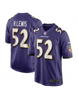 Ray Lewis Baltimore Ravens Nike Retired Player Game Jersey - Purple