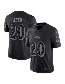 Ed Reed Baltimore Ravens Nike Retired Player RFLCTV Limited Jersey - Black