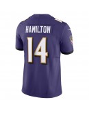 Kyle Hamilton Baltimore Ravens Nike Vapor F.U.S.E. Limited Jersey - Purple