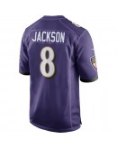 Lamar Jackson Baltimore Ravens Nike Game Player Jersey - Purple