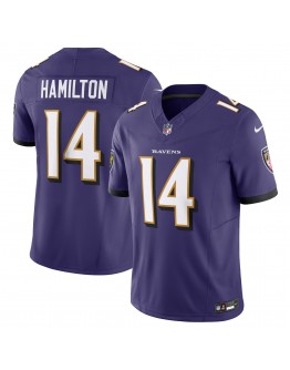 Kyle Hamilton Baltimore Ravens Nike Vapor F.U.S.E. Limited Jersey - Purple