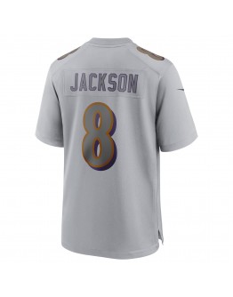 Lamar Jackson Baltimore Ravens Nike Atmosphere Fashion Game Jersey - Gray