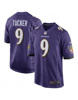 Justin Tucker Baltimore Ravens Nike Game Jersey - Purple