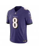 Lamar Jackson Baltimore Ravens Nike Vapor F.U.S.E. Limited Jersey - Purple