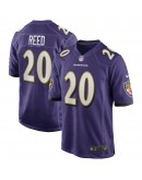 Ed Reed Baltimore Ravens Nike Game Retired Player Jersey - Purple