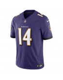 Kyle Hamilton Baltimore Ravens Nike Vapor F.U.S.E. Limited Jersey - Purple