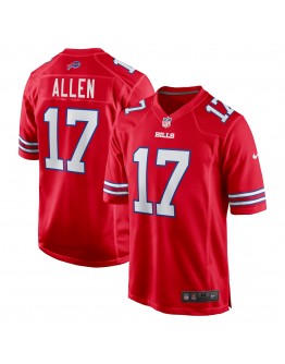 Josh Allen Buffalo Bills Nike Alternate Game Jersey - Red