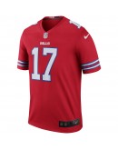 Josh Allen Nike Buffalo Bills Color Rush Legend Jersey - Red