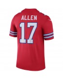 Josh Allen Nike Buffalo Bills Color Rush Legend Jersey - Red