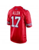 Josh Allen Buffalo Bills Nike Alternate Game Jersey - Red