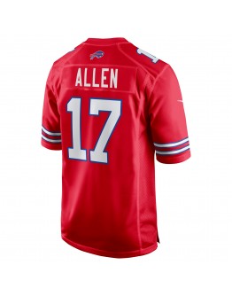 Josh Allen Buffalo Bills Nike Alternate Game Jersey - Red