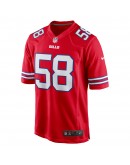 Matt Milano Buffalo Bills Nike Alternate Game Jersey - Red