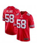 Matt Milano Buffalo Bills Nike Alternate Game Jersey - Red