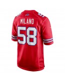 Matt Milano Buffalo Bills Nike Alternate Game Jersey - Red