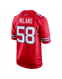 Matt Milano Buffalo Bills Nike Alternate Game Jersey - Red