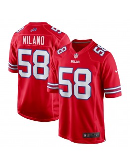 Matt Milano Buffalo Bills Nike Alternate Game Jersey - Red